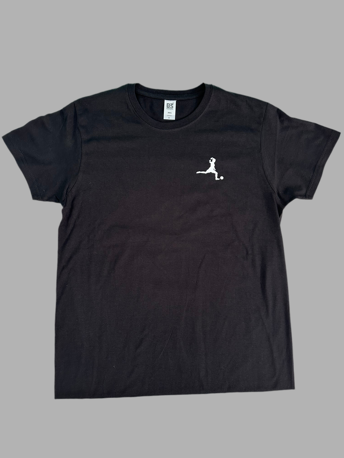 T-shirt nera grafica magliettina