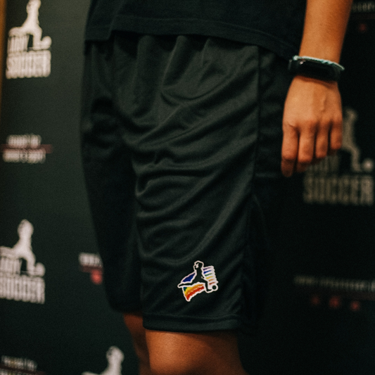 PANTALONCINO NERO LOGO LGBTQ+